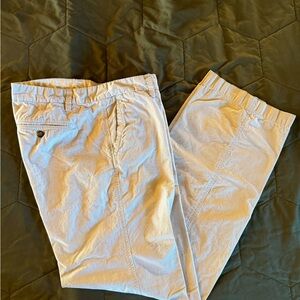 GAP Light Tan Pinstriped Women’s Trousers